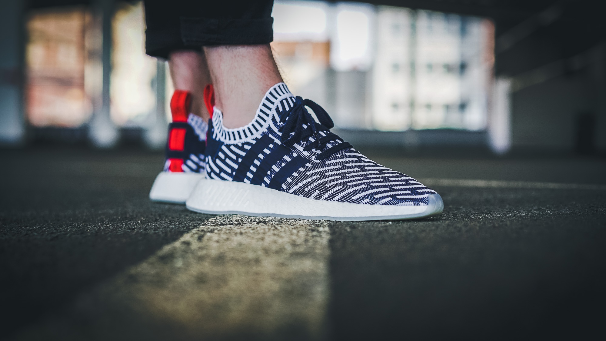 adidas NDM R2 PK Navy Stripes BB2909 Grailify